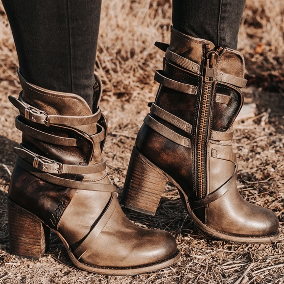 FreeBird BAKER Stone Booties size 6